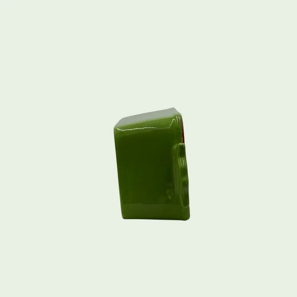 Christmas Candy Wrapper Loaf Pan Set‎ of 2 Ceramic 8